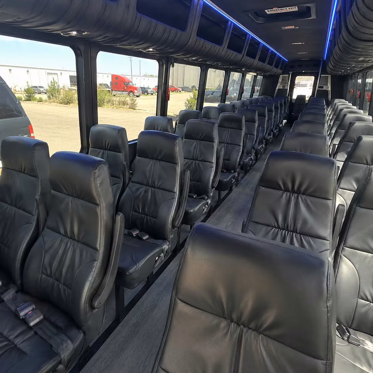 25 passenger minibus inside