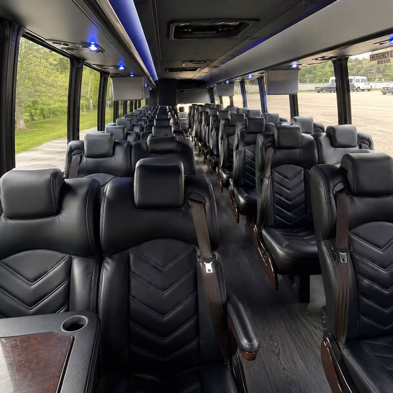 25 passenger minibus interior