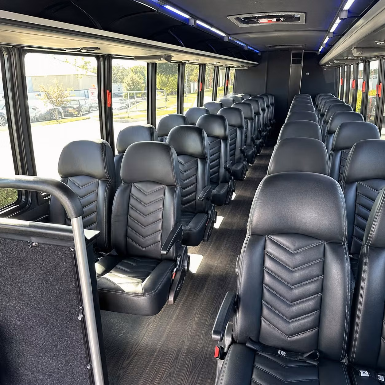 30 passenger minibus interior