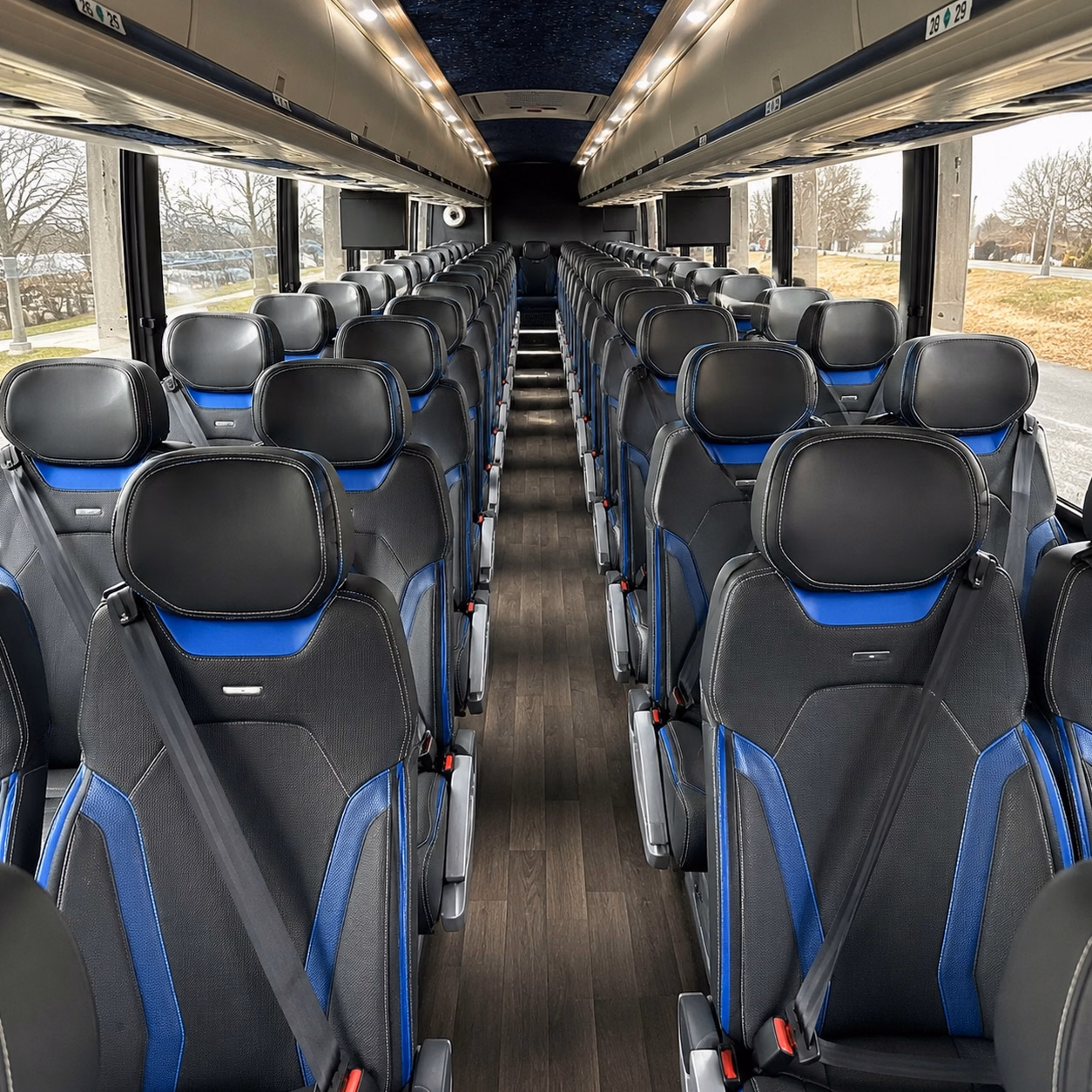 fremont charter bus interior gallery