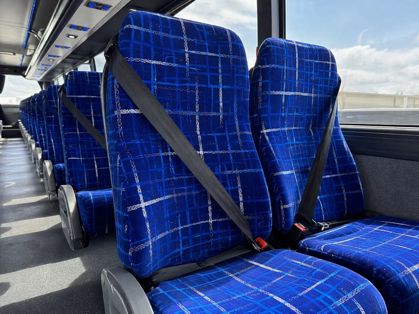 fremont charter bus interior