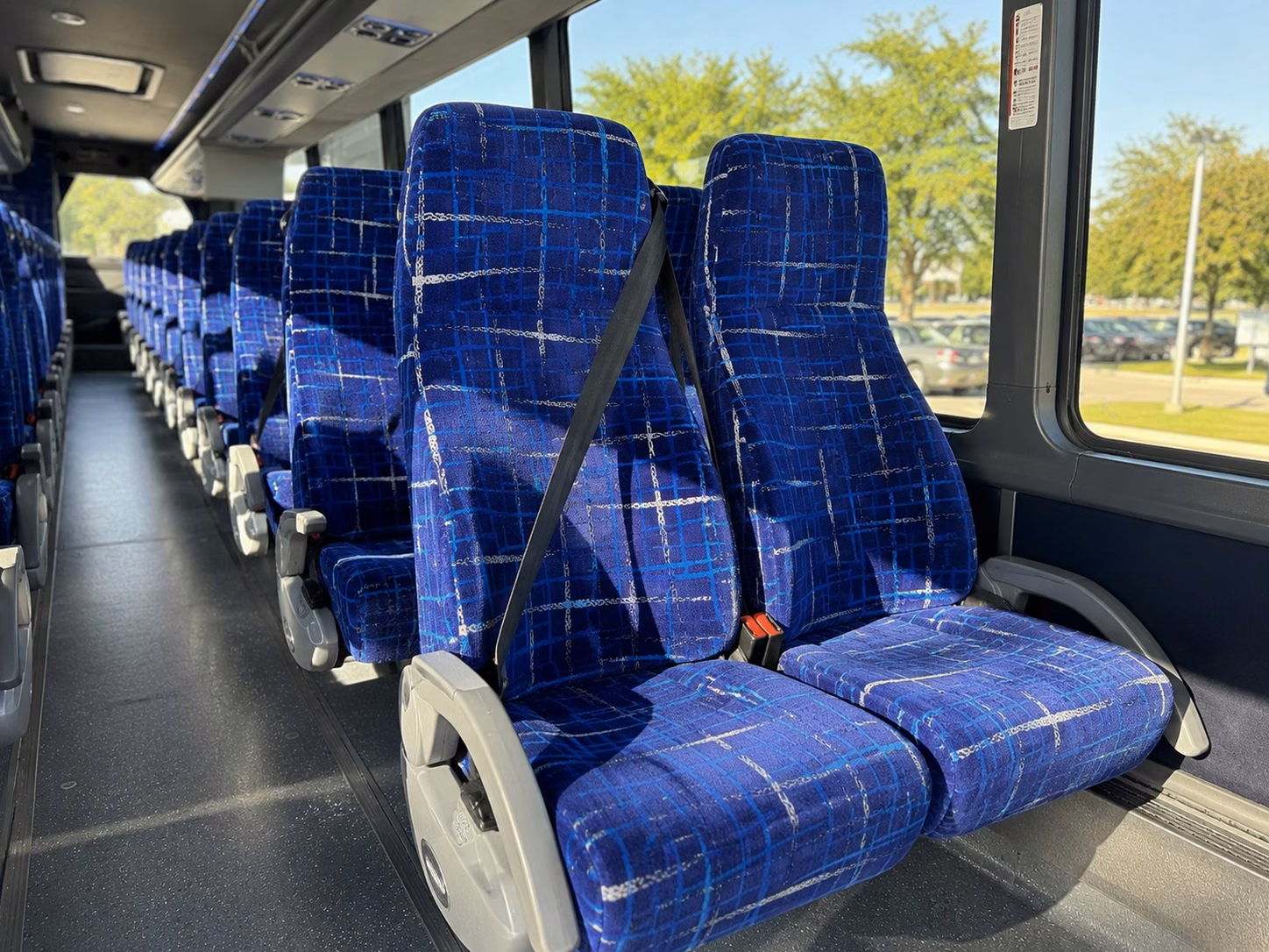 fremont charter bus rental inside