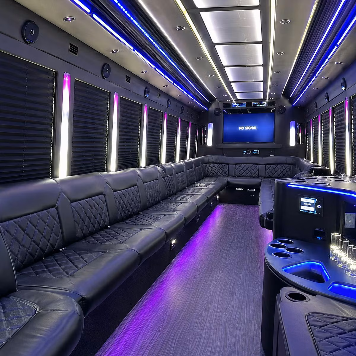 party bus interior